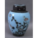 A Japanese tea pot in cloisonné enamel circa 1900