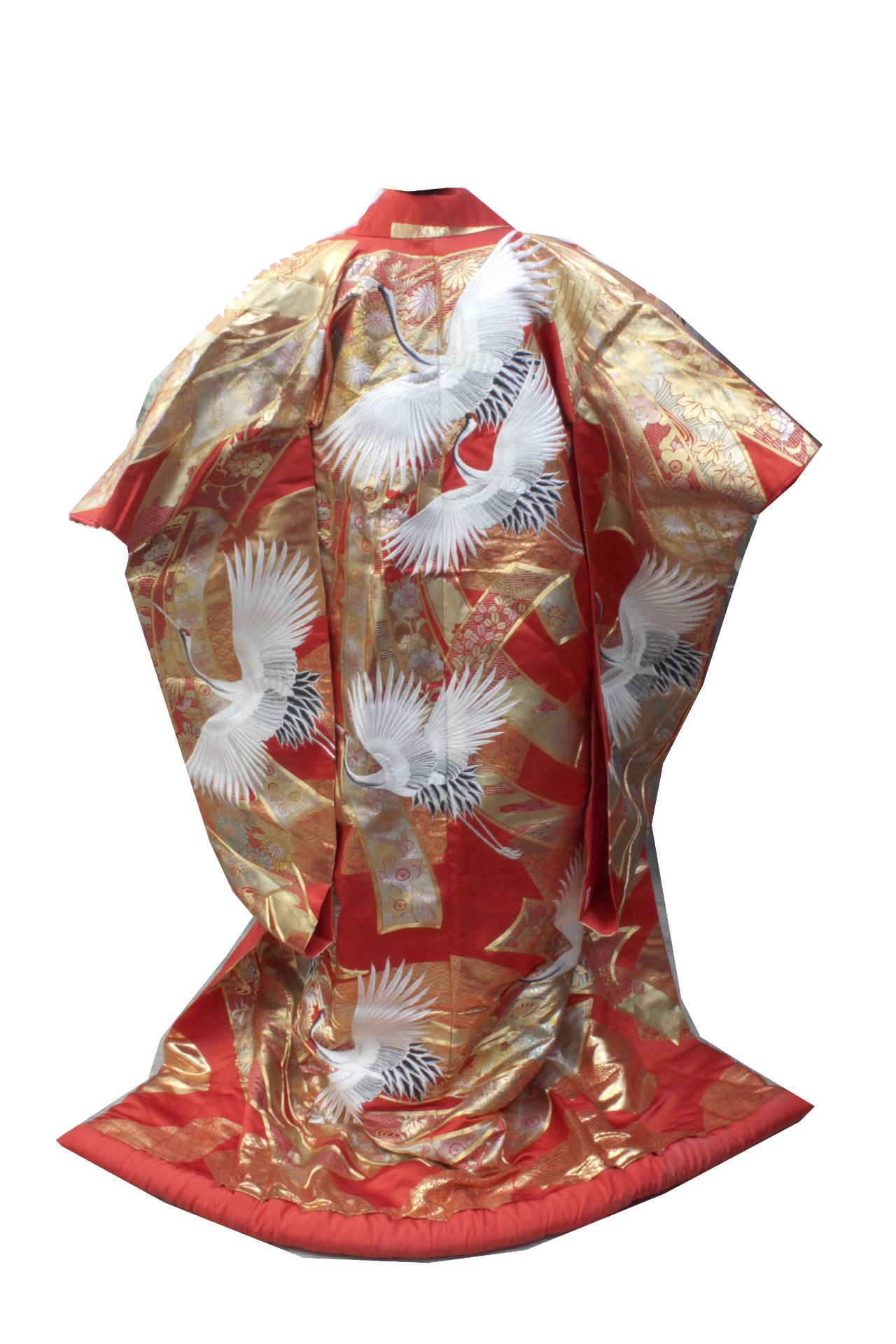 A Japanese ladies silk kimono from Showa period - Bild 3 aus 3