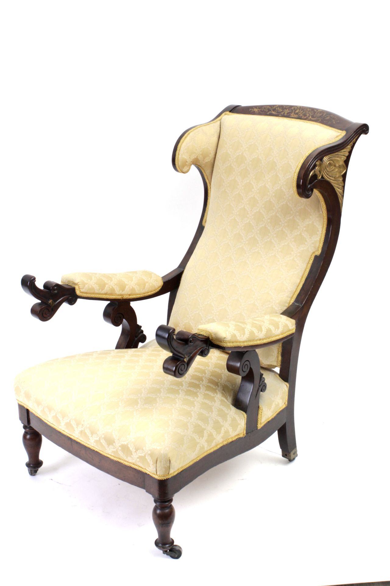 A Fernandino period mahogany armchair circa 1830 - Image 3 of 5