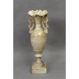 A first half of 20th century alabaster urn