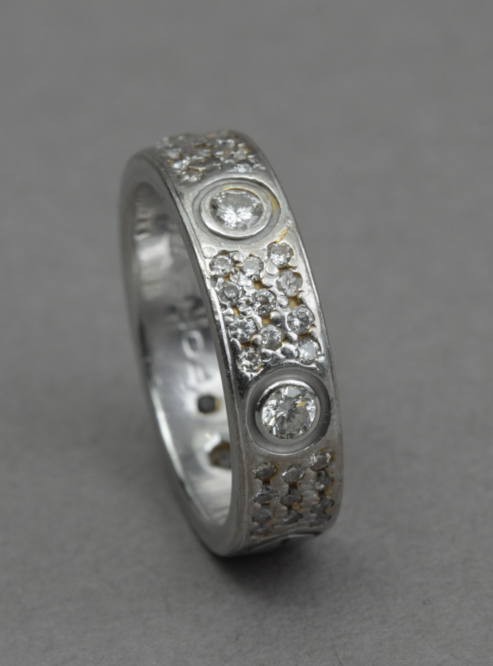 Cartier. Love. Platinum and diamond eternity ring - Image 3 of 4