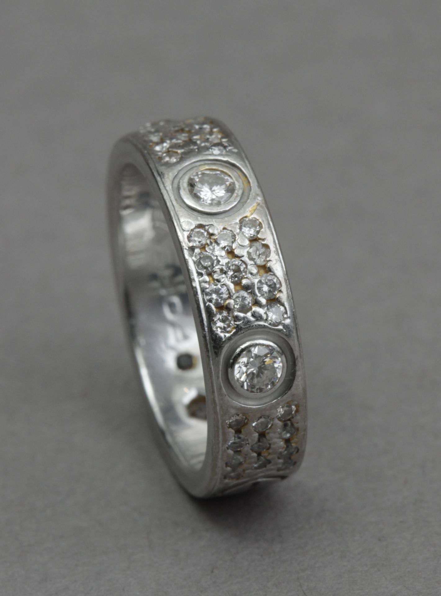 Cartier. Love. Platinum and diamond eternity ring - Image 3 of 4