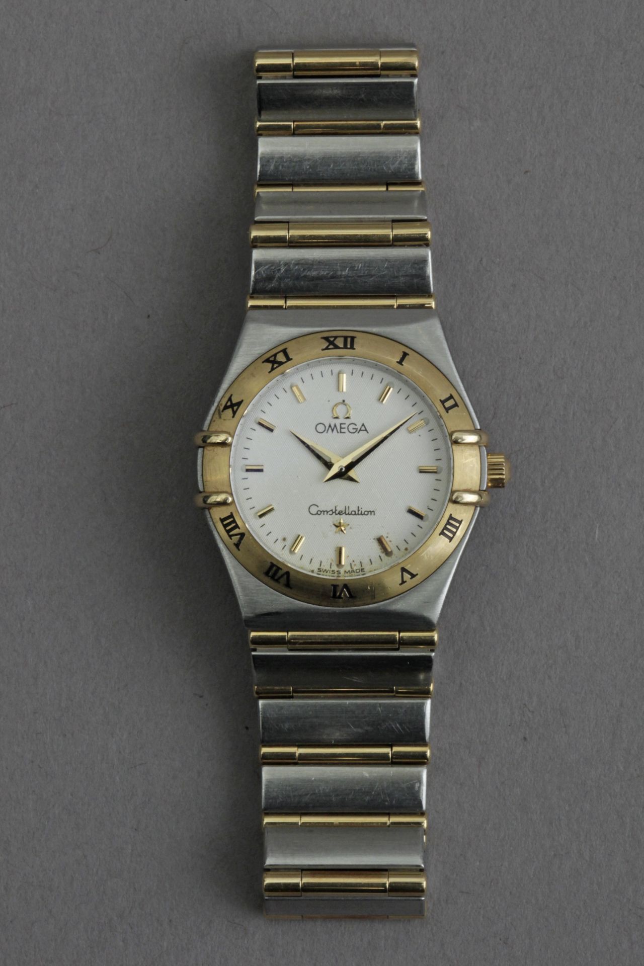 Omega. Constellation. Gold and steel ladies watch