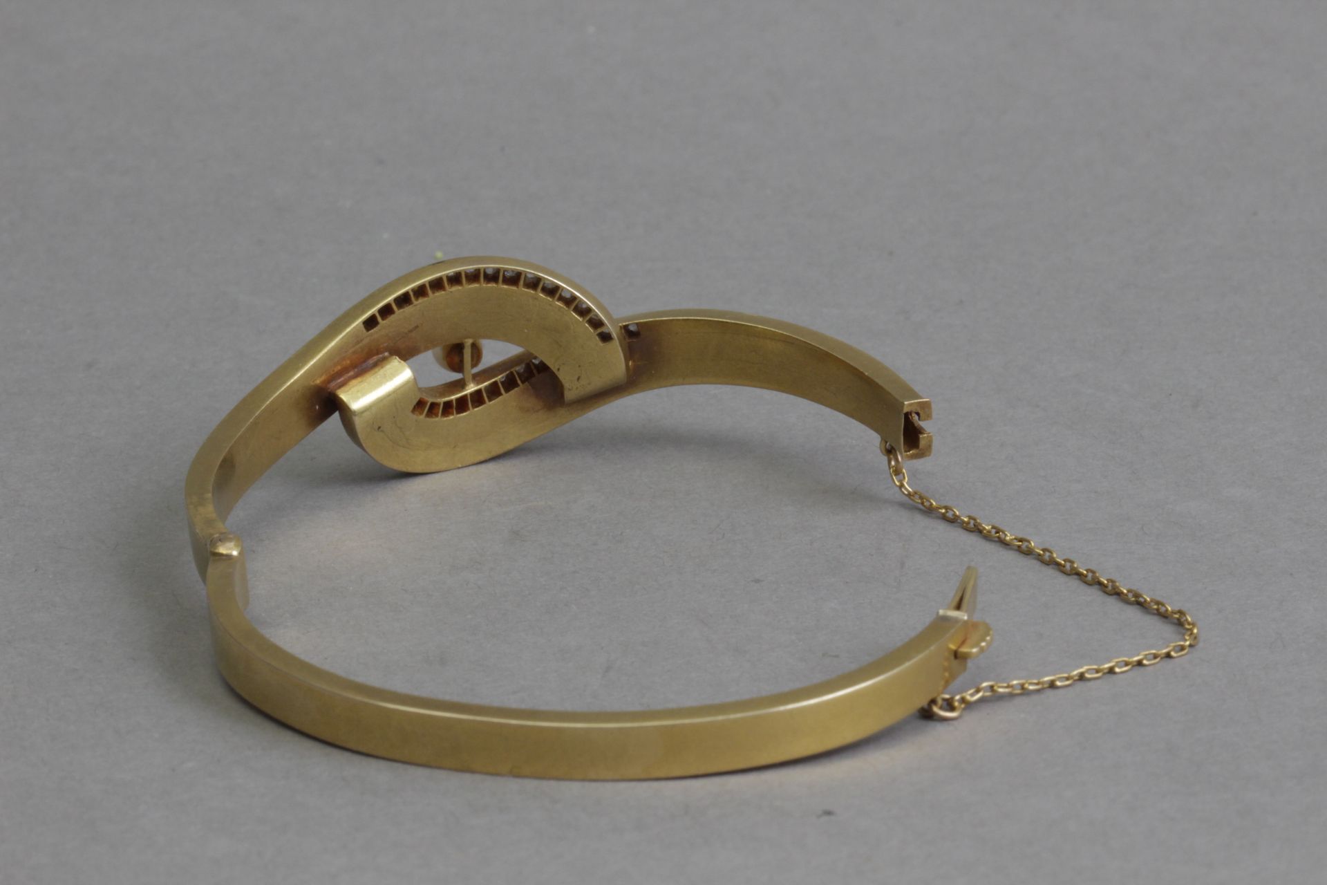 A mid 20th century diamond and pearl bracelet - Bild 6 aus 6