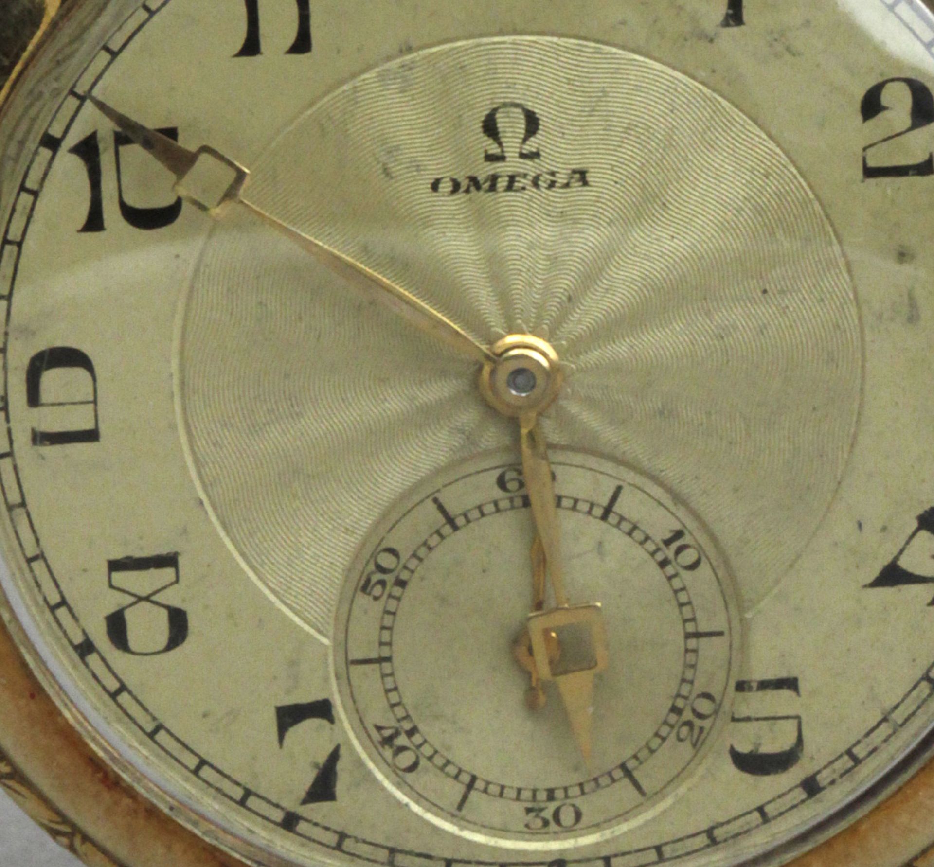Omega. An 18k. yellow gold open face pocket watch - Image 2 of 6