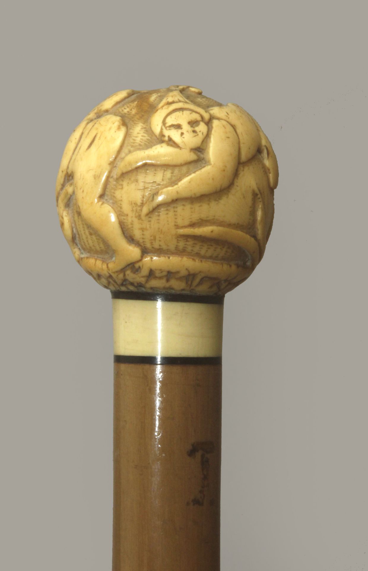 A 19th century European walking stick. - Bild 5 aus 7