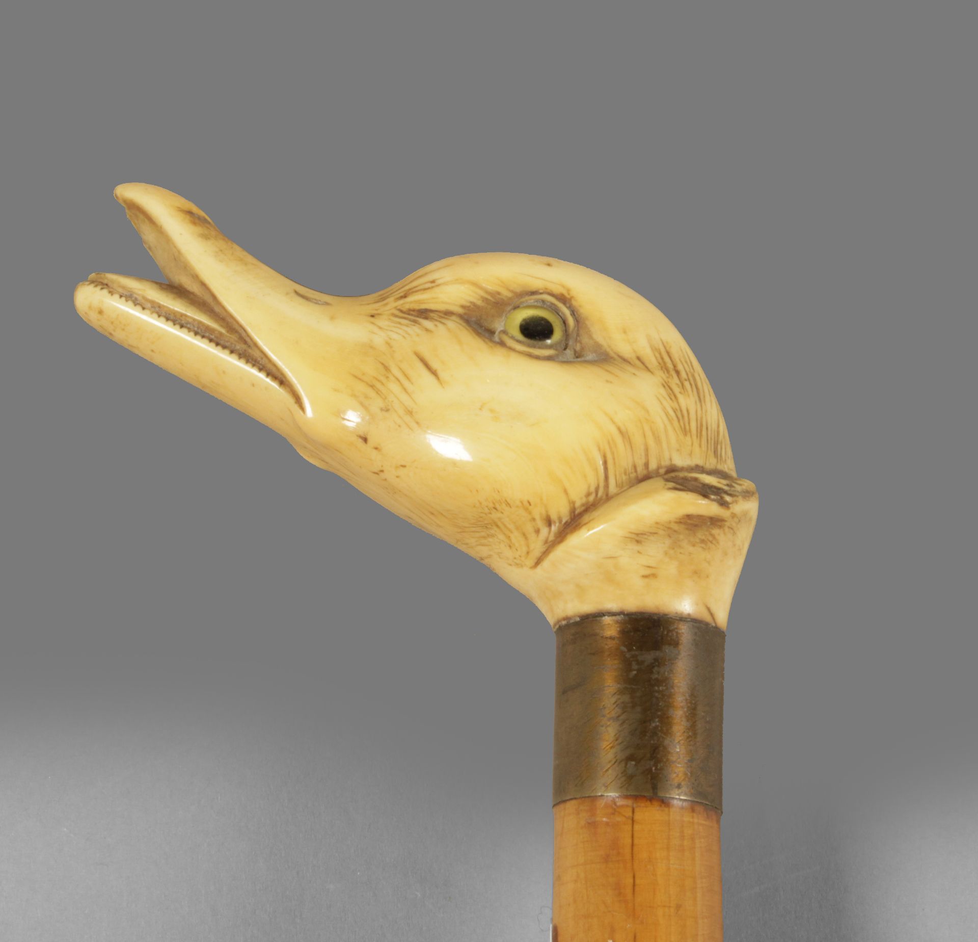 A 19th century English walking stick.