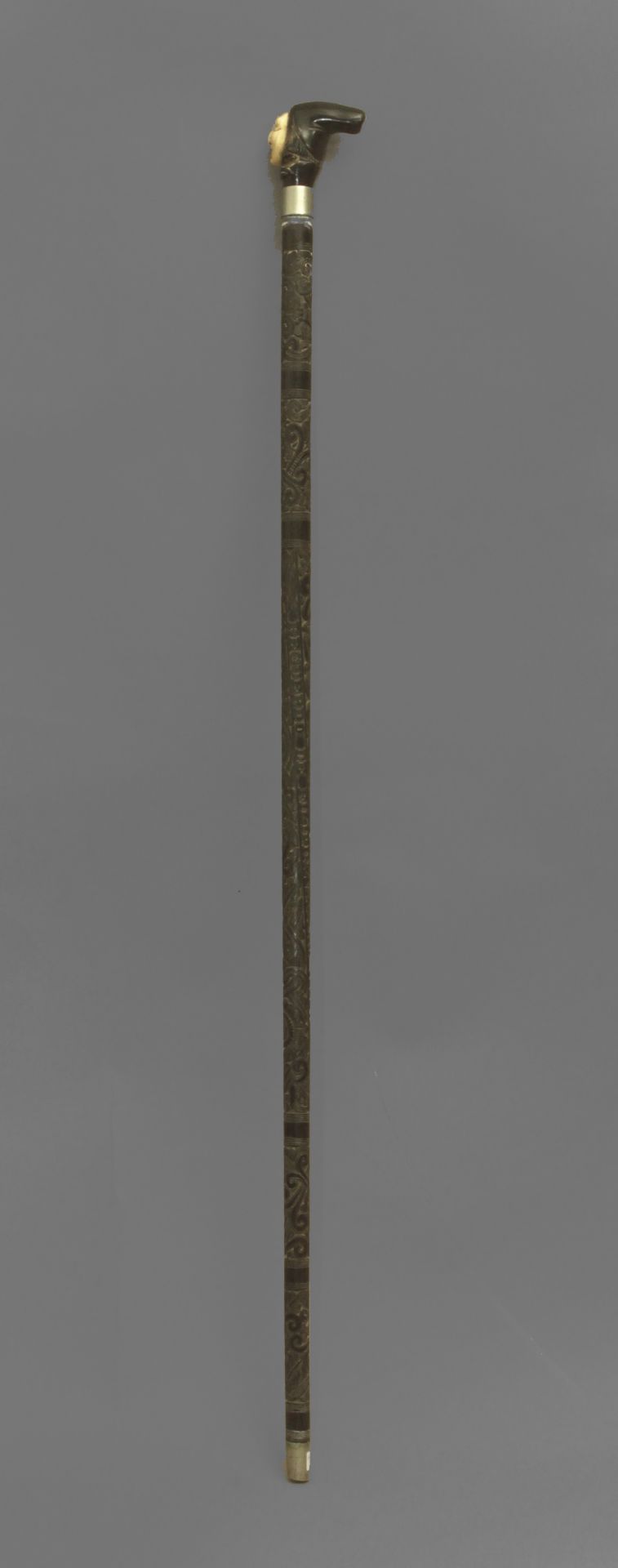 A late 19th century walking stick from the Philippines. - Image 3 of 5