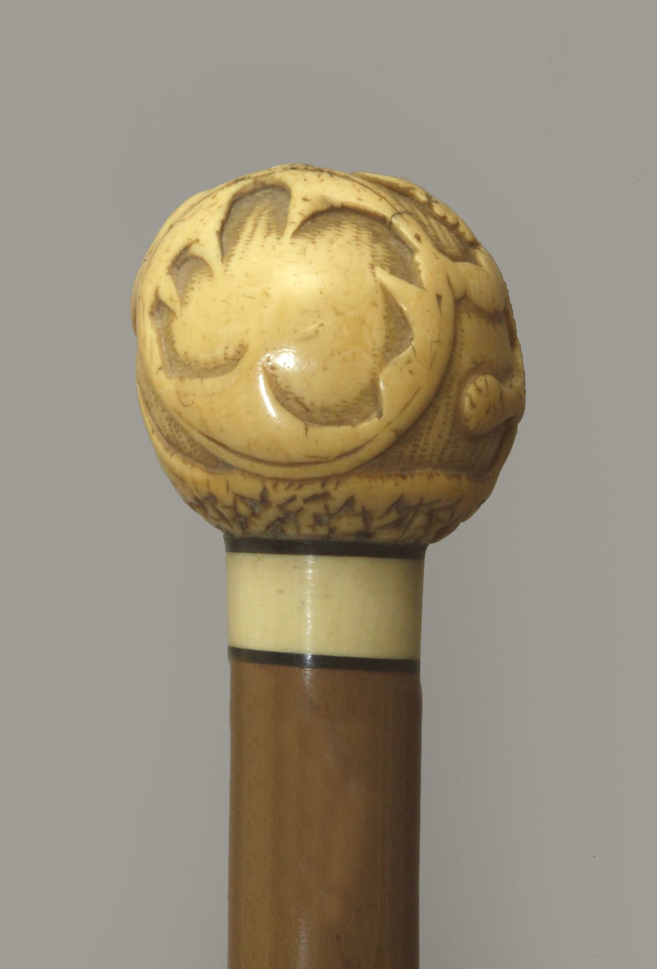 A 19th century European walking stick. - Bild 6 aus 7