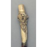 A 19th century walking stick.