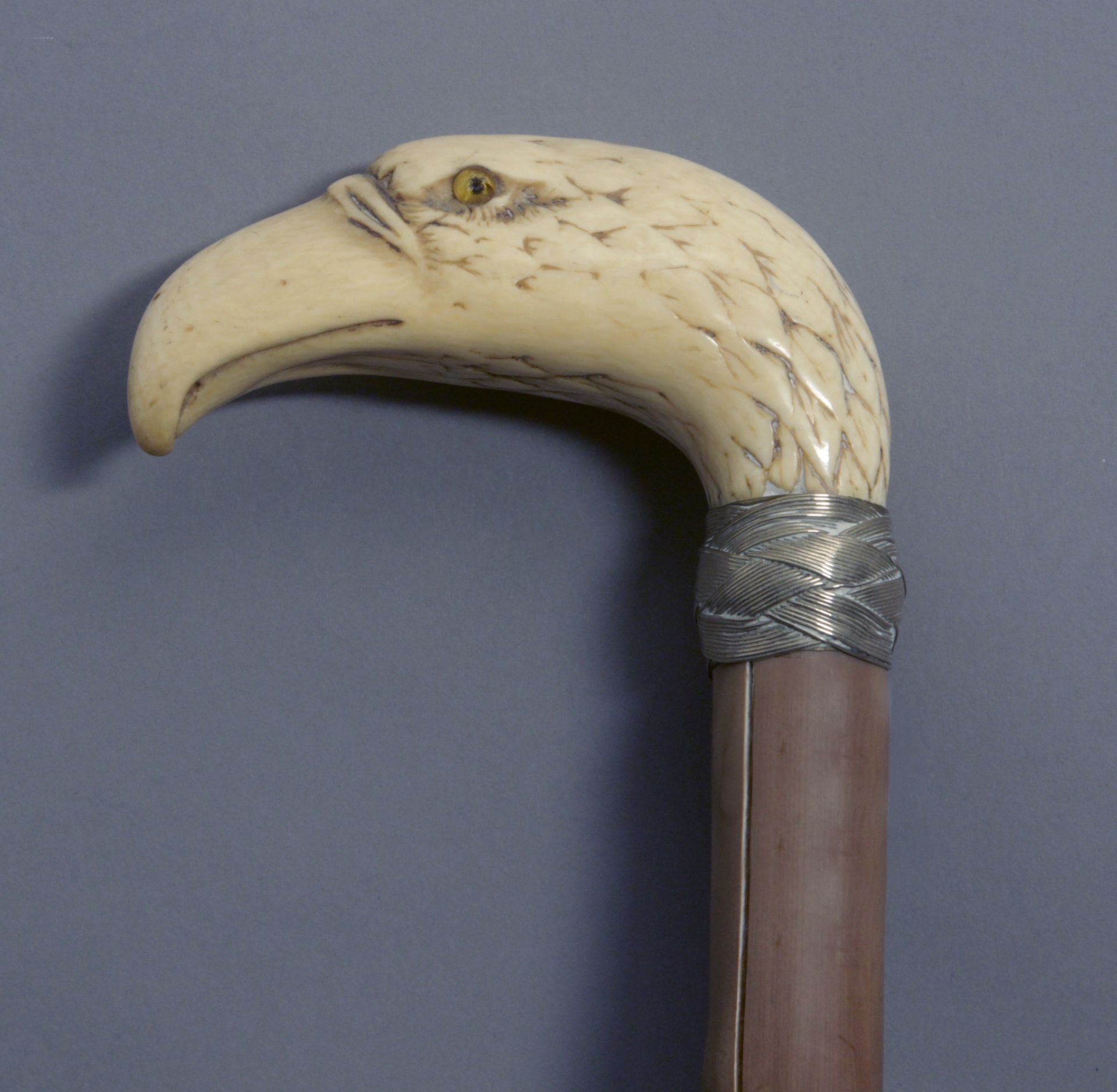 A 19th century walking stick. - Image 3 of 4