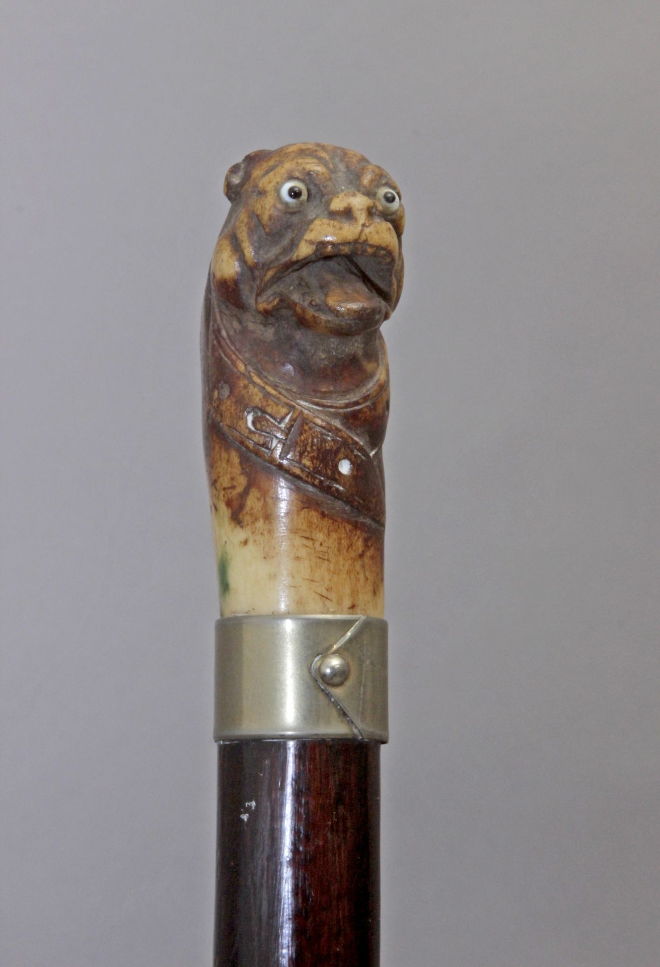 A 19th century walking stick.