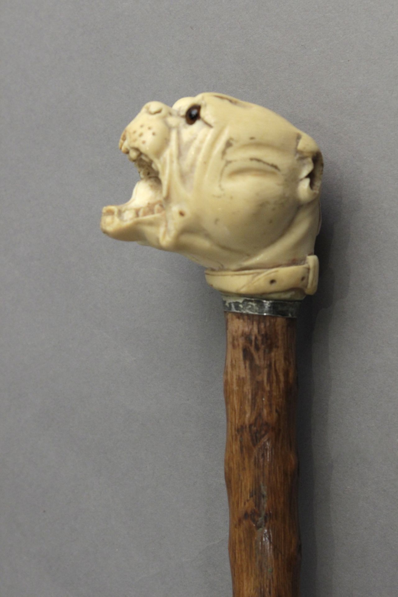 A 19th century English walking stick.