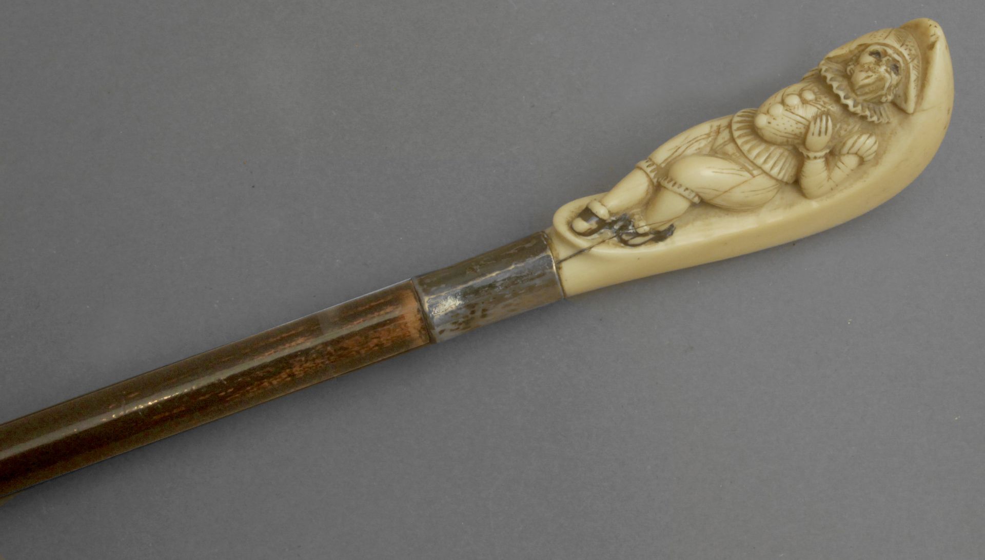 A 19th century walking stick.