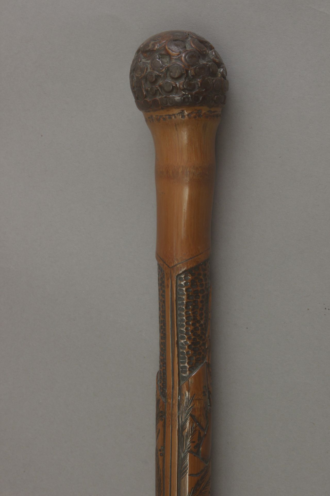 A 20th century Chinese walking stick. - Image 2 of 6