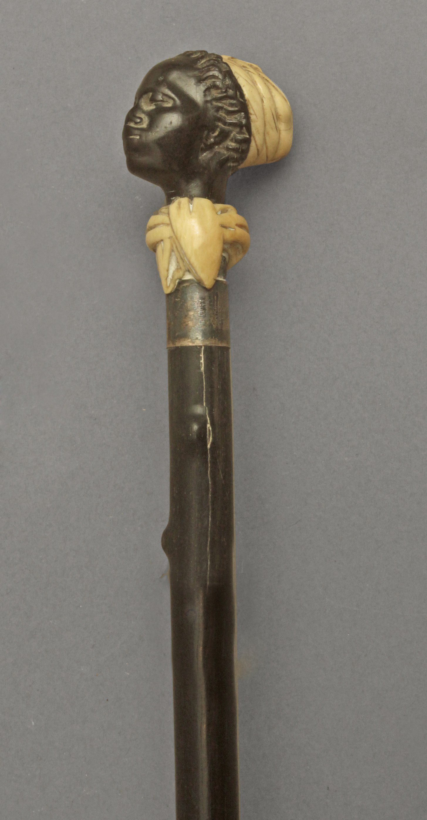 A 19th century walking stick.