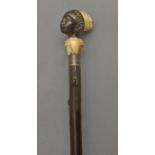 A 19th century walking stick.