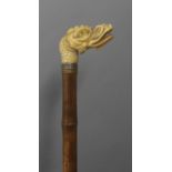 A 19th century oriental walking stick.