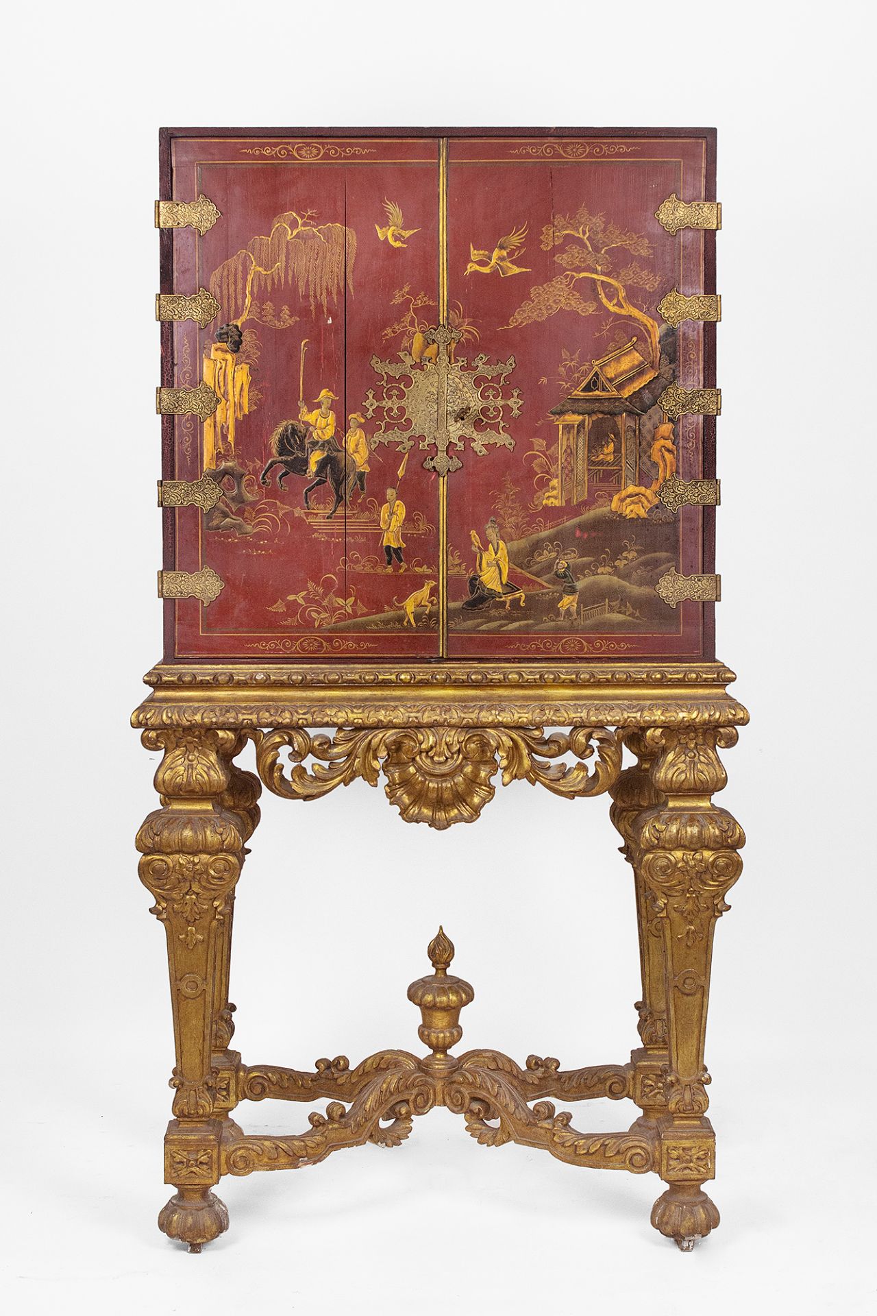 A first half 20th century Chinese side cabinet from Republic period