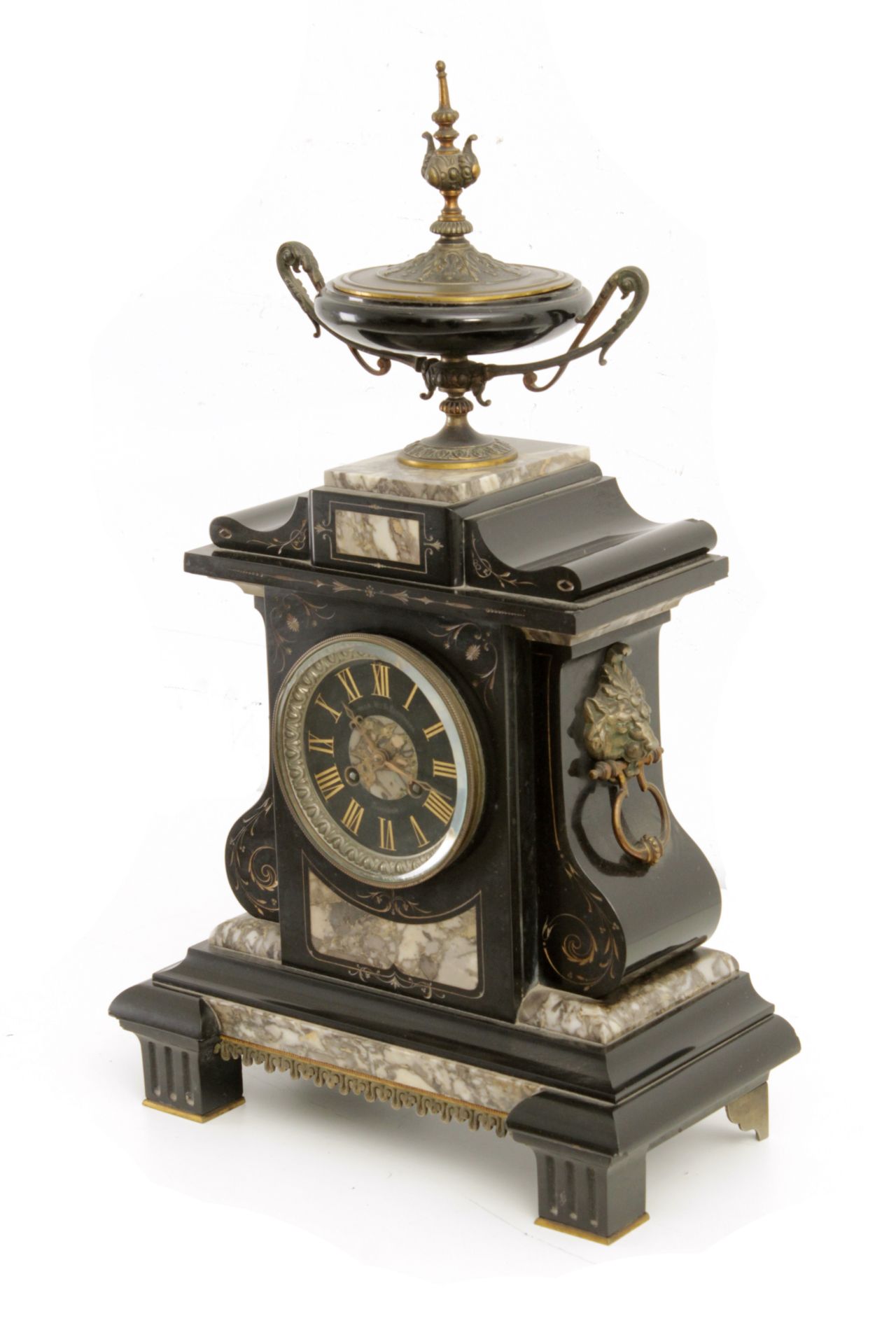 A 19th century French Napoleon III period mantel clock - Bild 5 aus 7