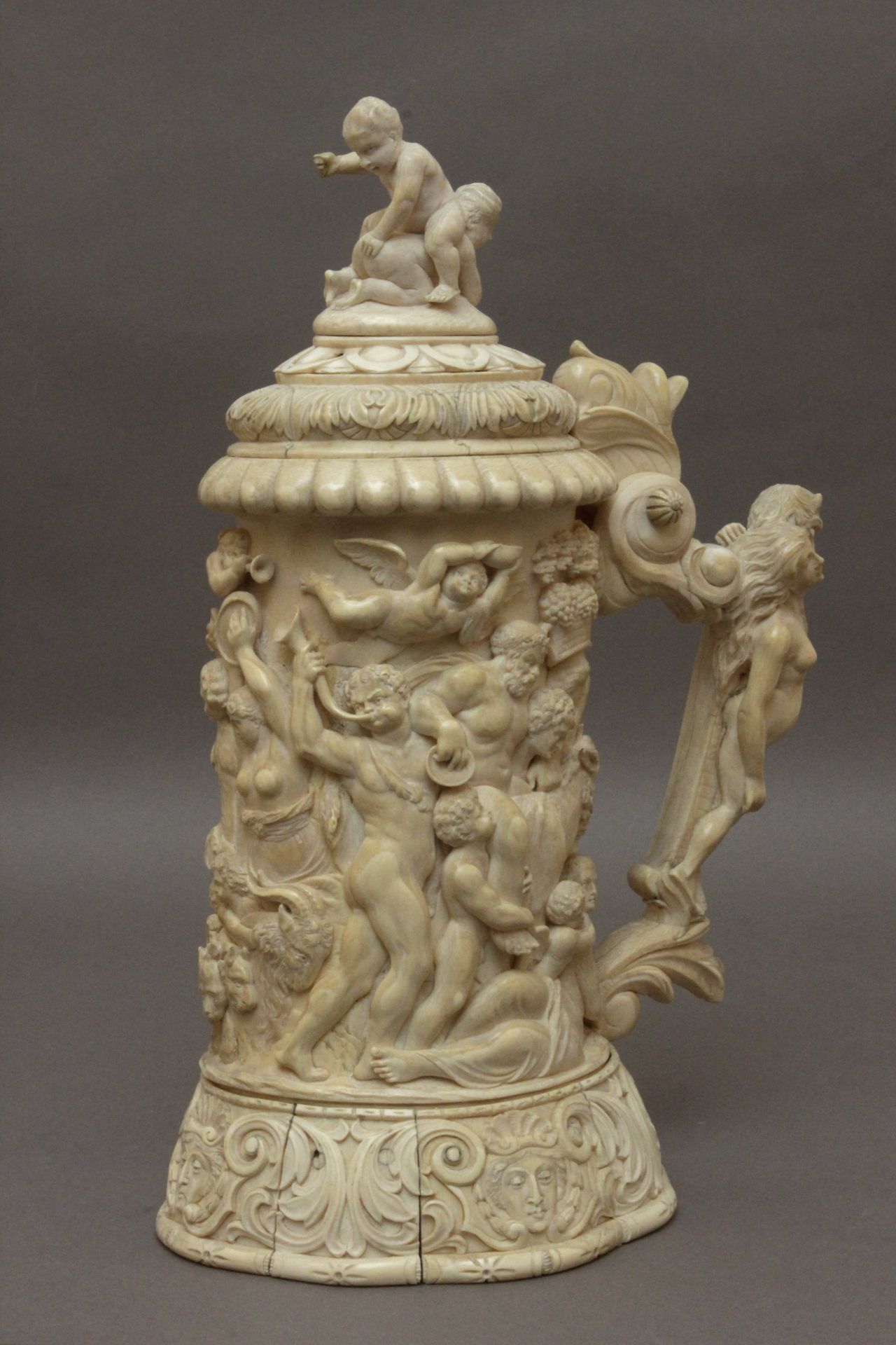 A 19th century German ivory tankard