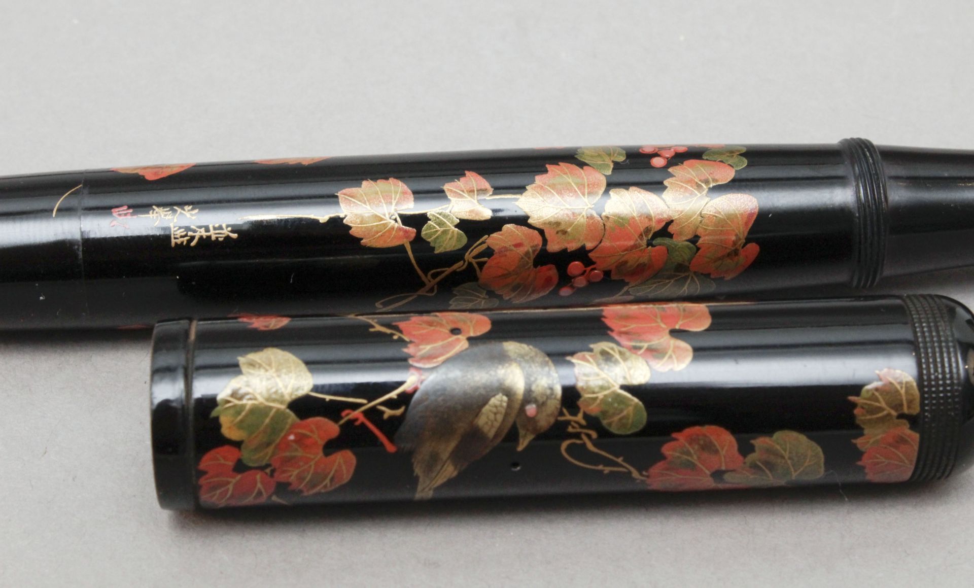 Dunhill-Namiki. Emperor fountain pen. Signed Kokyo c. 1930 - Bild 6 aus 8