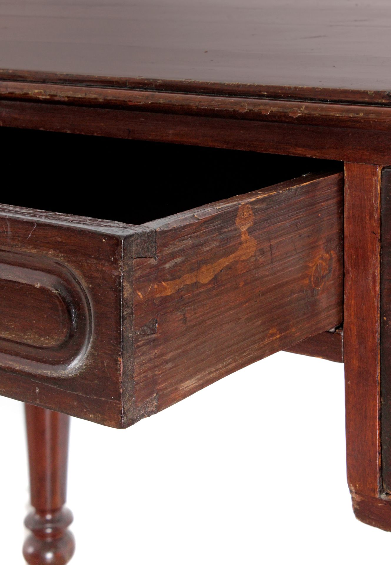 A 19th century Spanish Isabelino period mahogany writing desk - Image 5 of 5