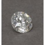 A 0,65 ct. old brilliant cut loose diamond