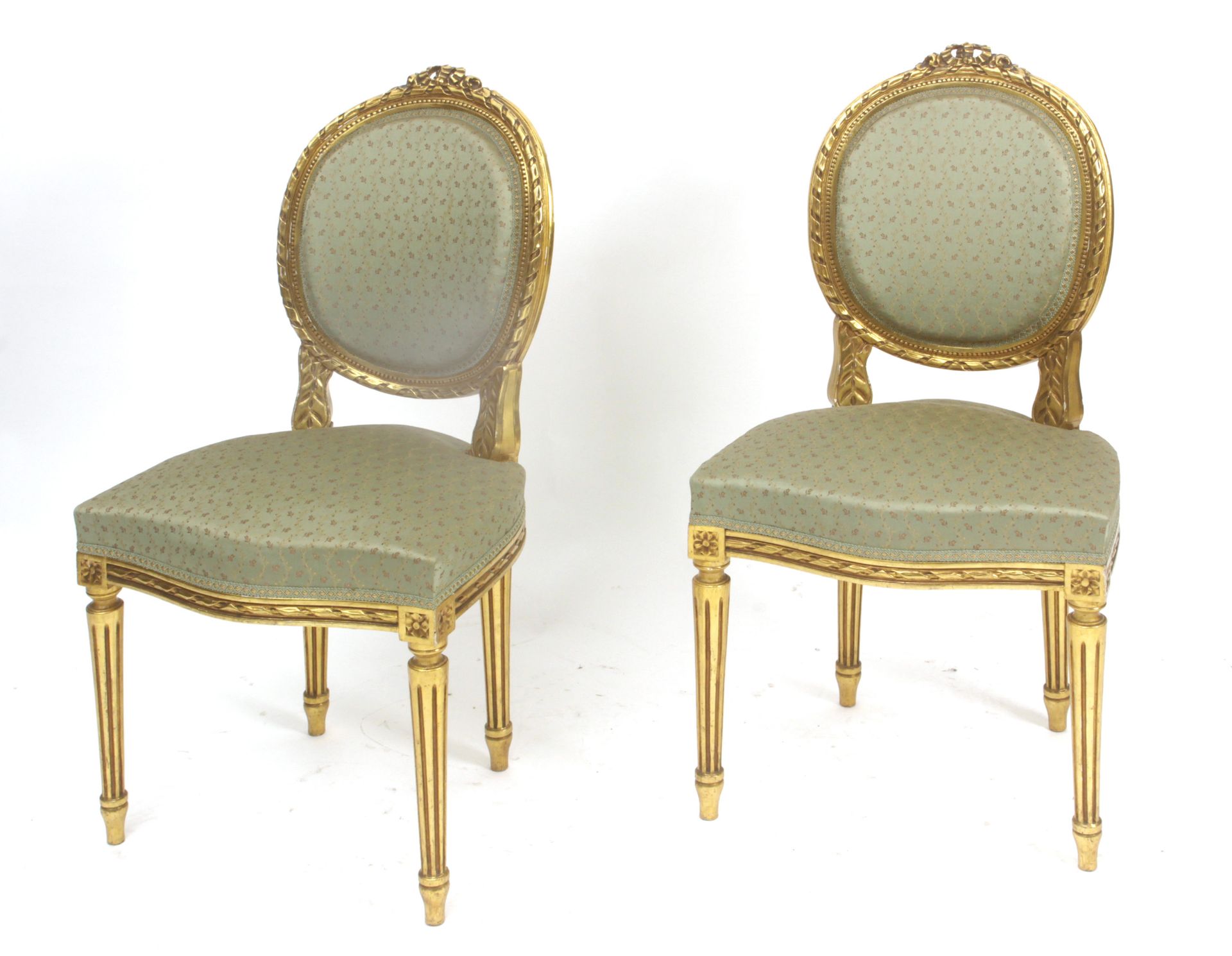 A pair of 19th century Louis XV chairs