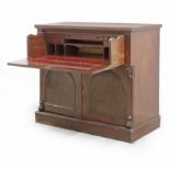 A 19th century Victorian period mahogany writing desk