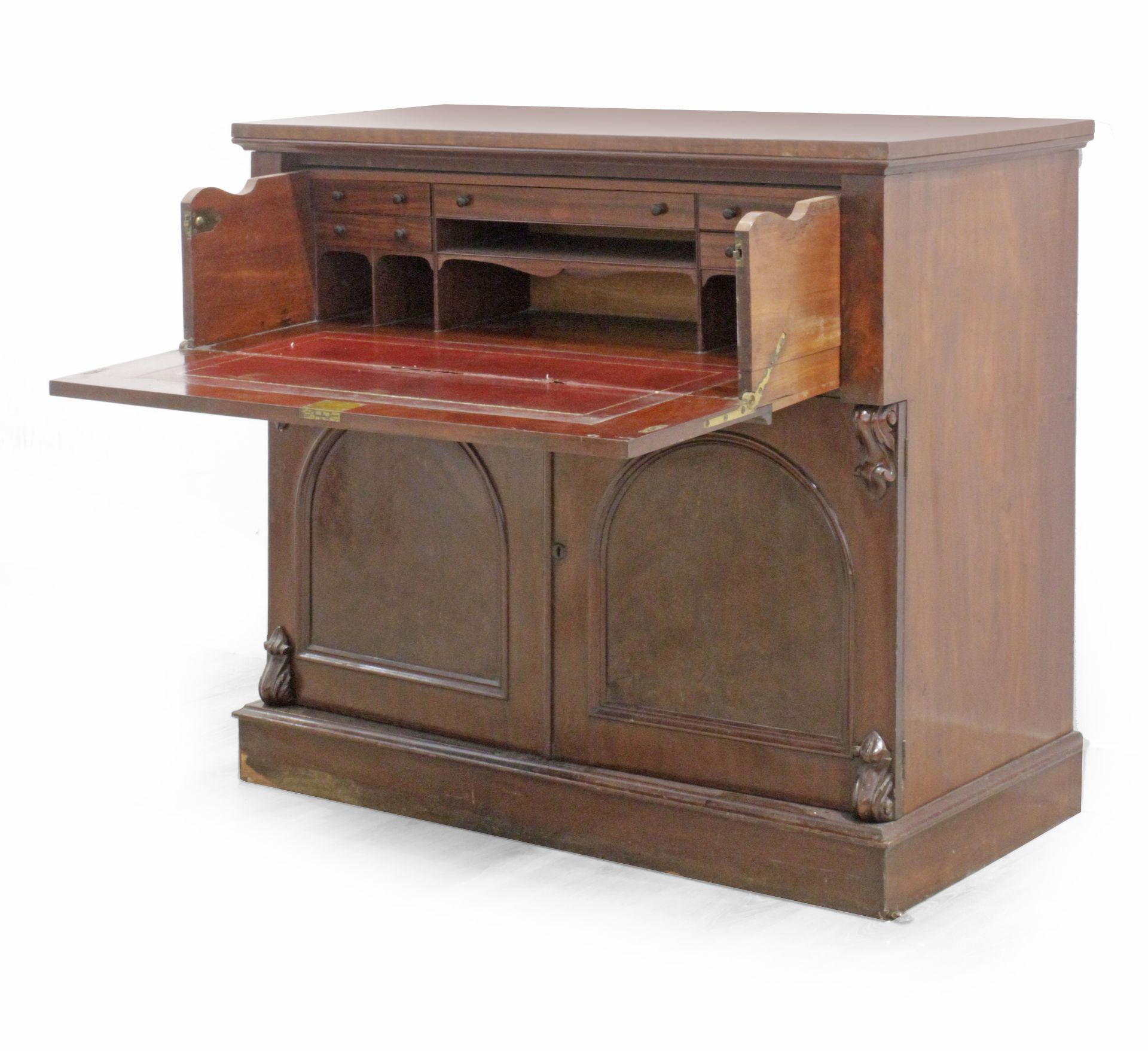 A 19th century Victorian period mahogany writing desk