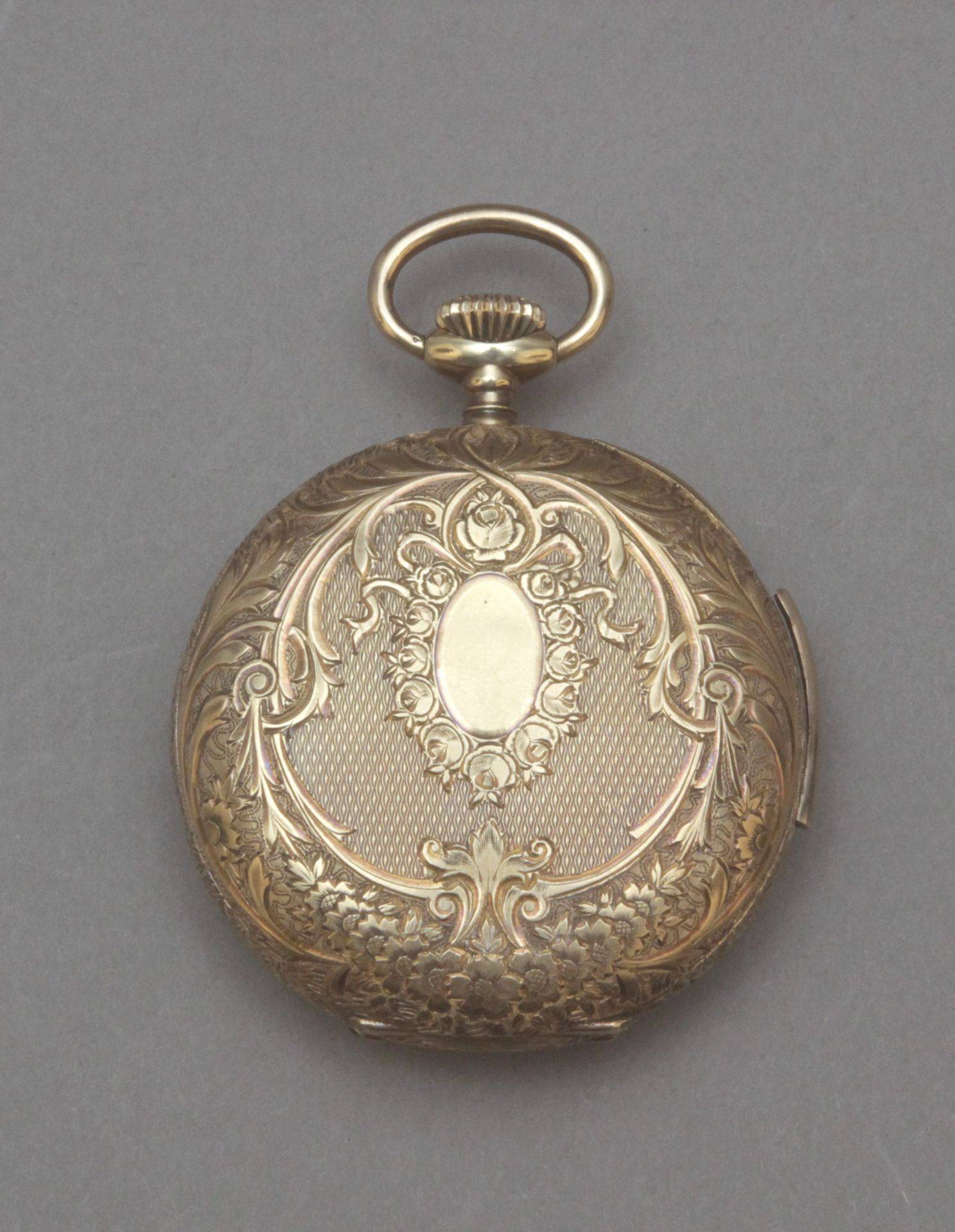 Excelda. An early 20th century 18k yellow gold open face pocket watch - Bild 5 aus 5
