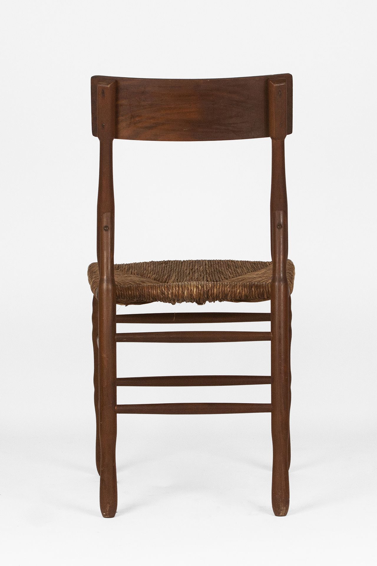 A set of fours Spanish walnut chairs, second third of 20th century - Image 4 of 4