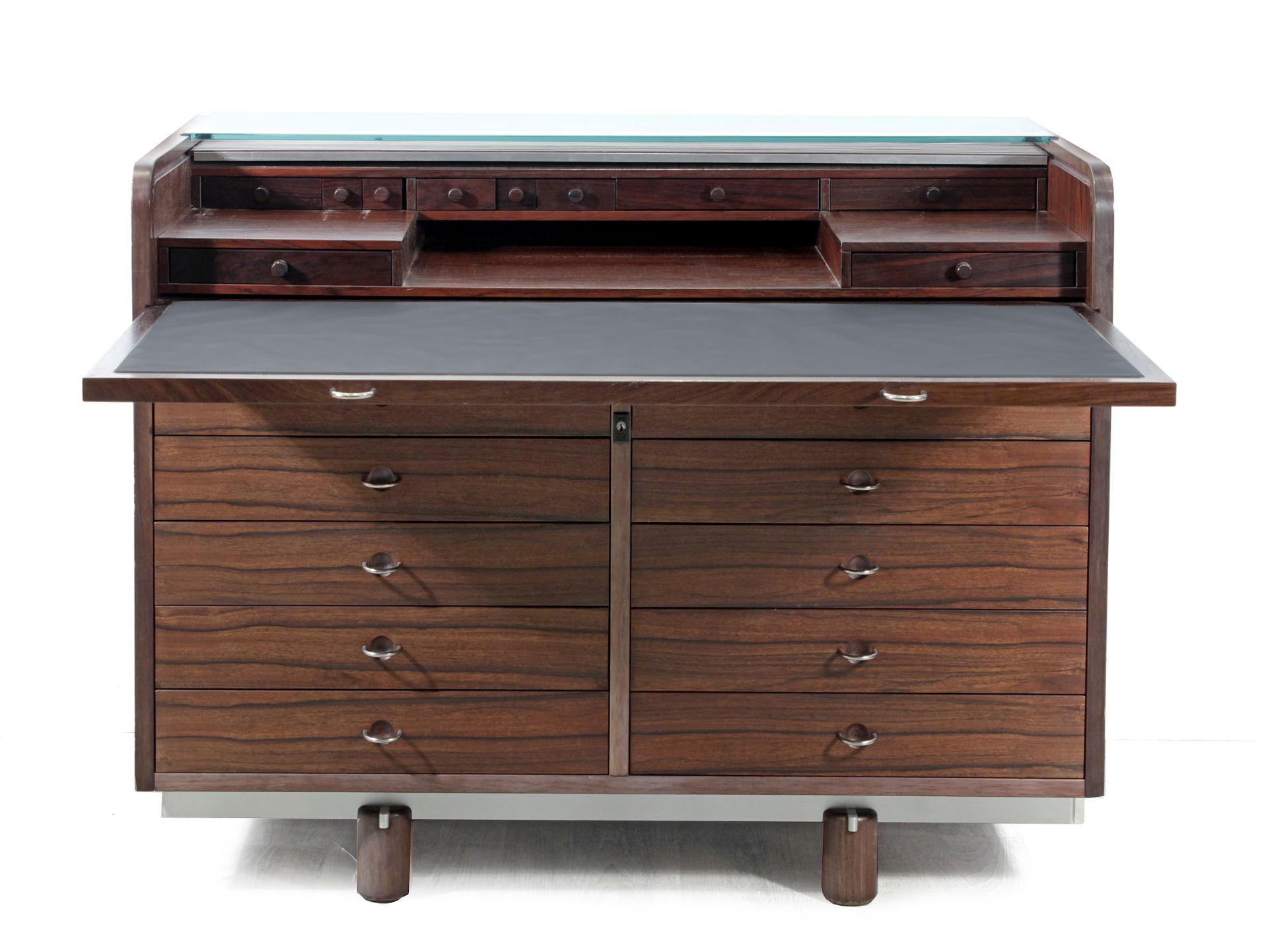 Gianfranco Frattini for Bernini circa 1960-1969. Cabinet with desk model 804 - Image 2 of 9