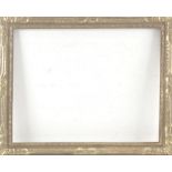 A 19th century frame in carved and gilt wood