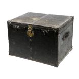 An early 20th century travel chest