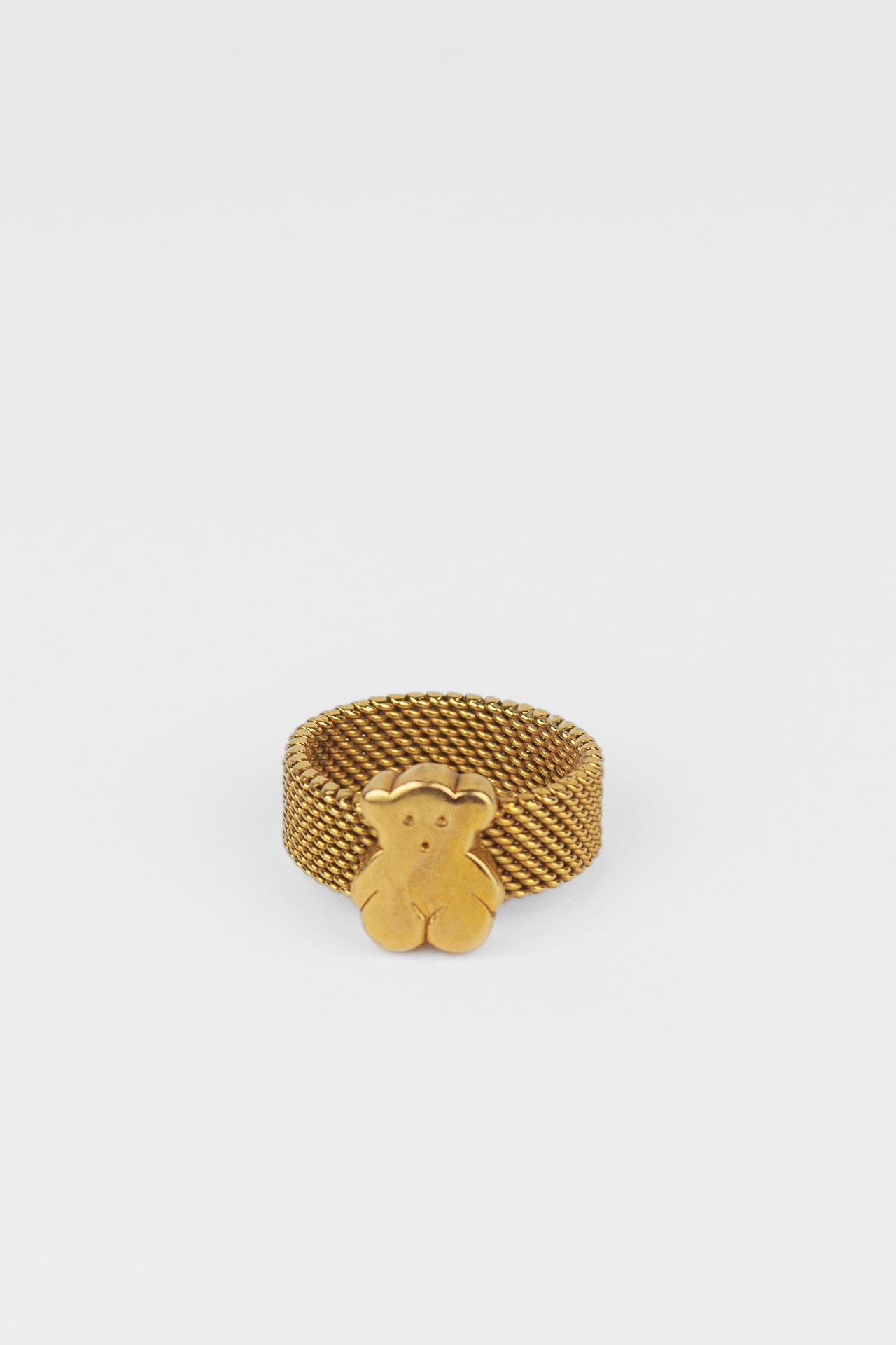 Tous. Mesh. An 18 k. yellow gold ring