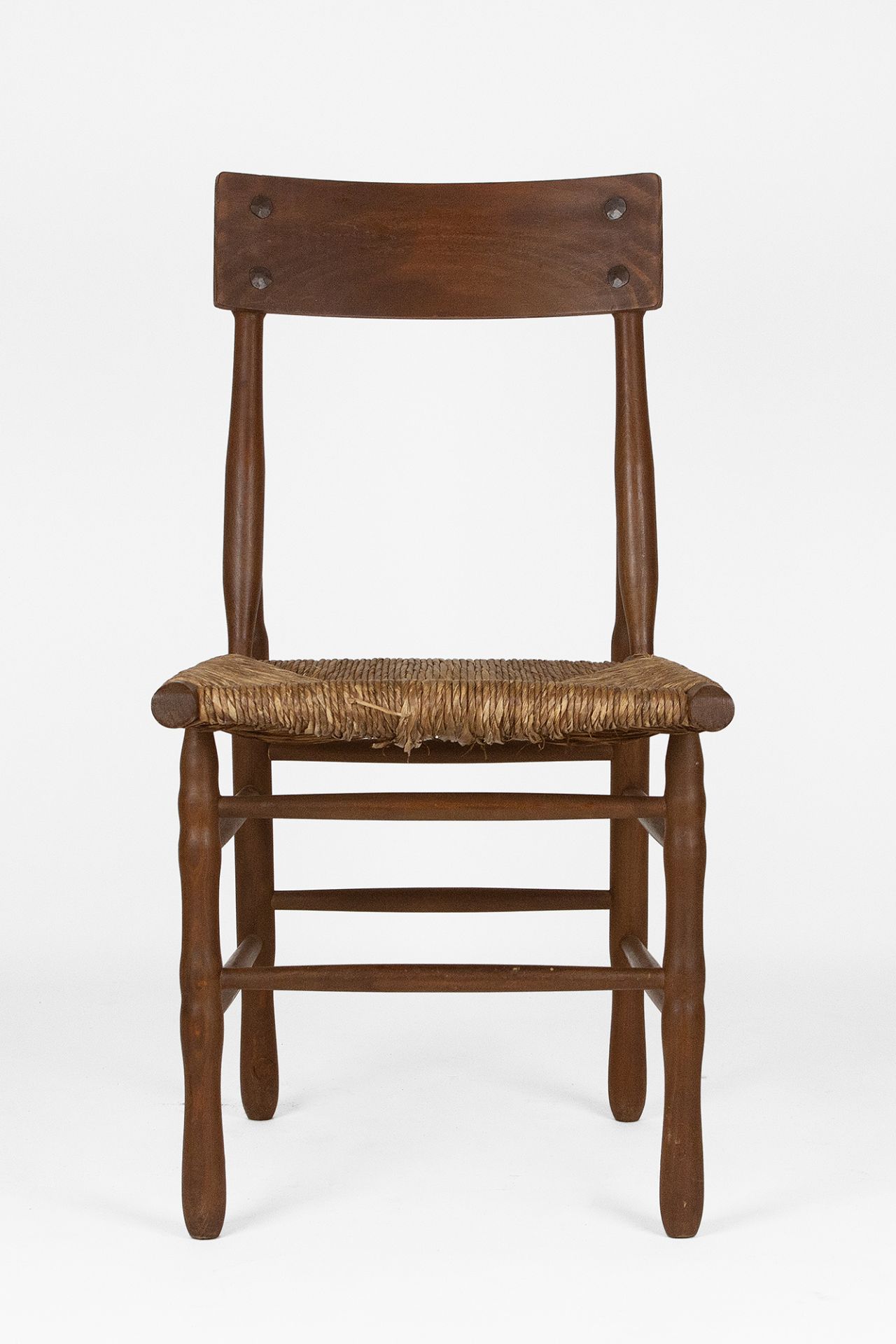 A set of fours Spanish walnut chairs, second third of 20th century - Image 2 of 4