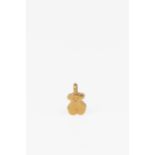 Tous. An 18k. yellow gold bear pendant