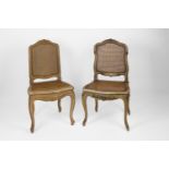 A first half of 20th century pairof Louis XVI style chairs