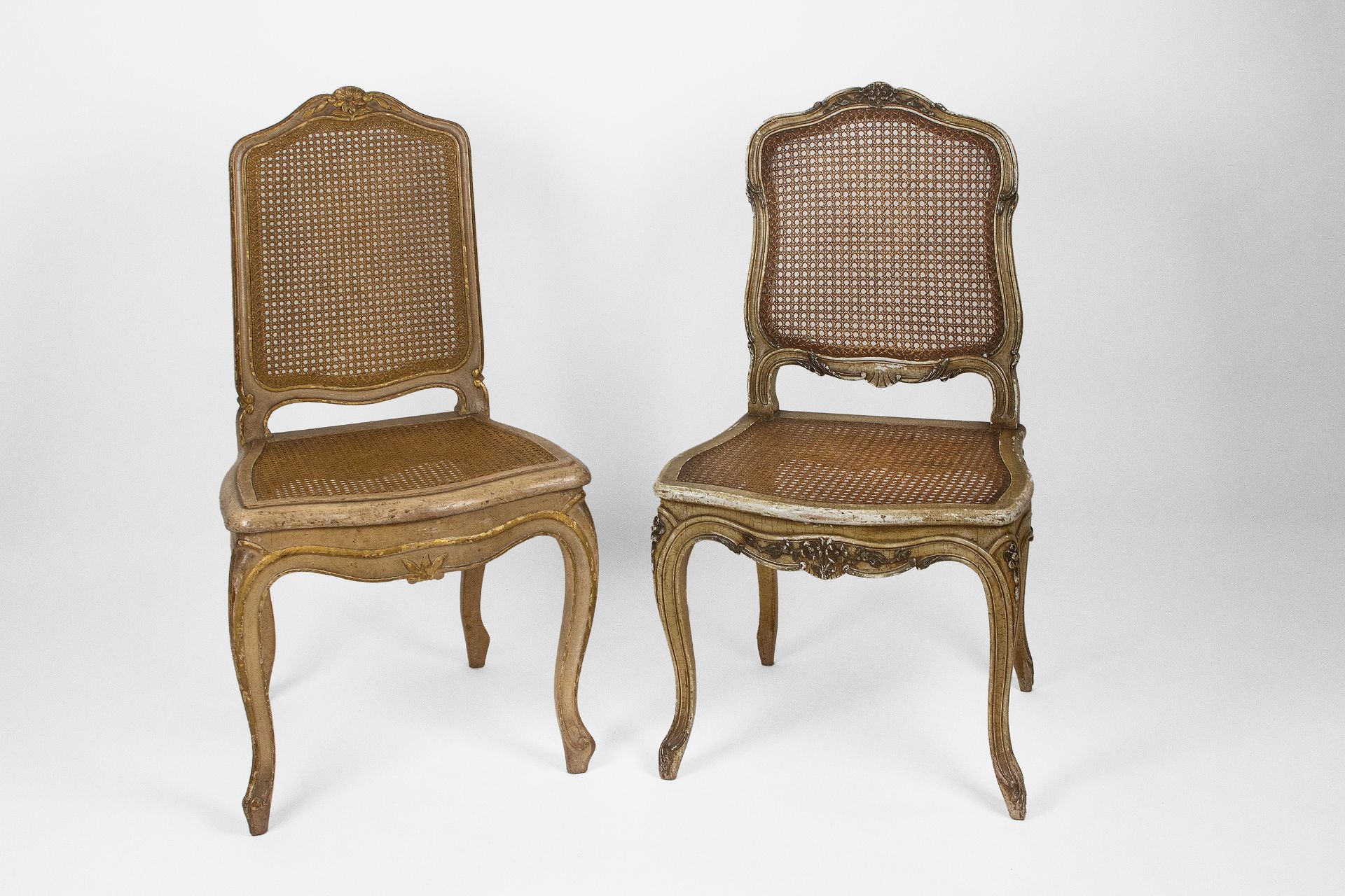 A first half of 20th century pairof Louis XVI style chairs