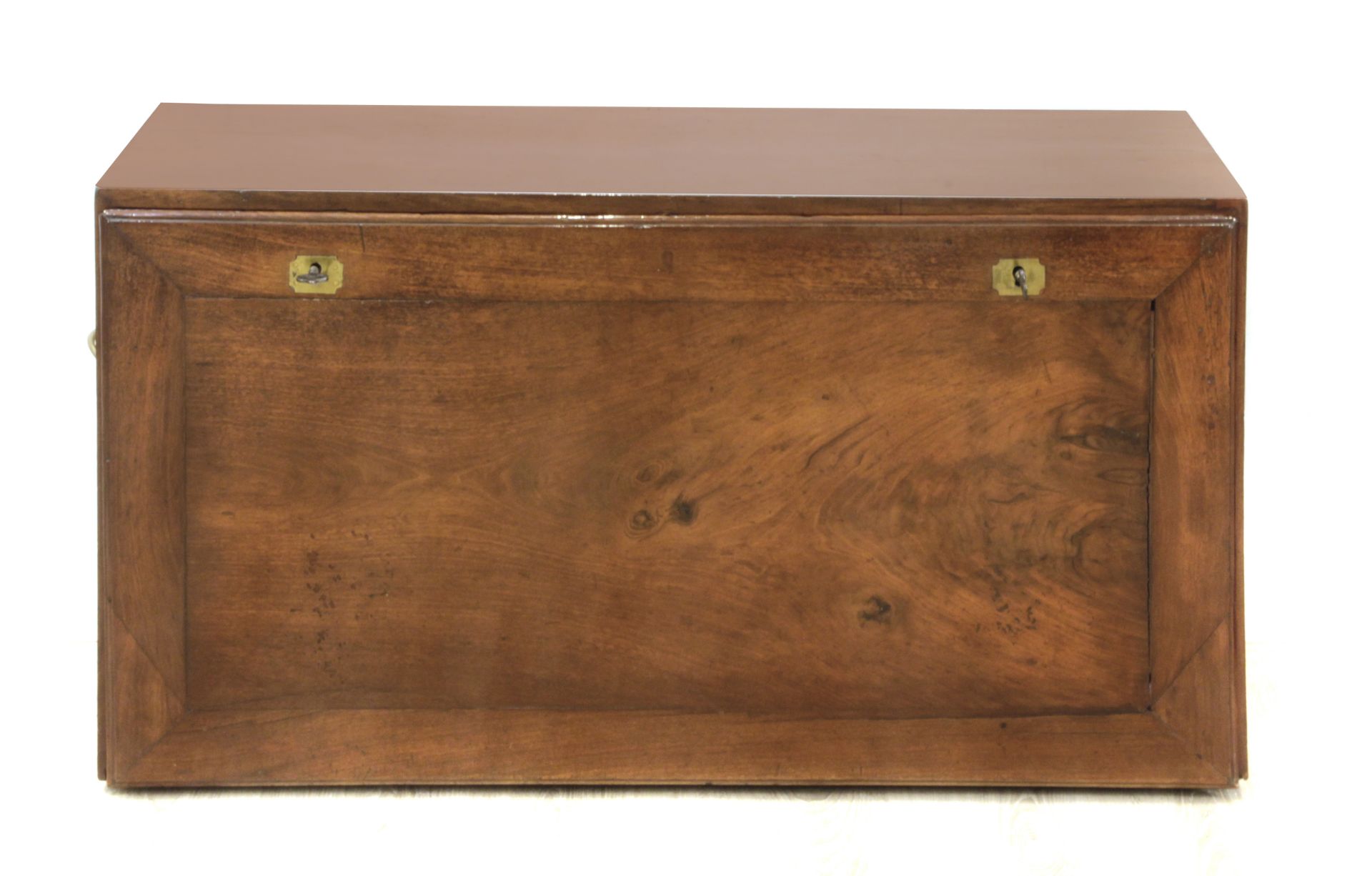 A 19th century Majorcan mahogany writing desk