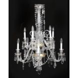 A 20th century ten light Marie Therese style chandelier