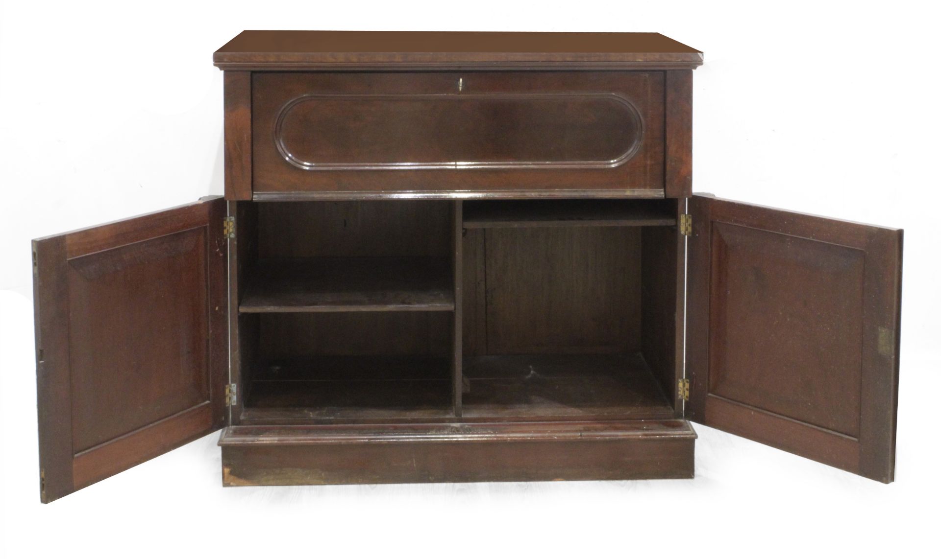 A 19th century Victorian period mahogany writing desk - Image 3 of 5