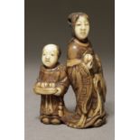 A late 19th century  Japanese netsuke from Meiji period