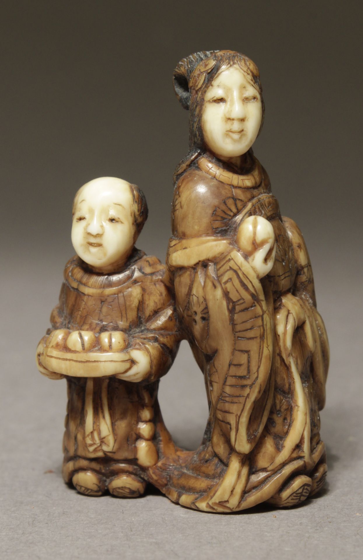 A late 19th century  Japanese netsuke from Meiji period