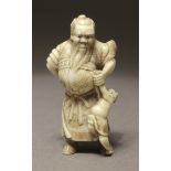 A Japanese netsuke from Meiji period circa 1850-1875. Signed Mumitsu