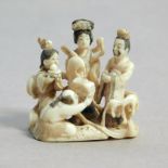 A 19th century Japanese netsuke from Meiji period. Signed Kotekisai-Rakumin