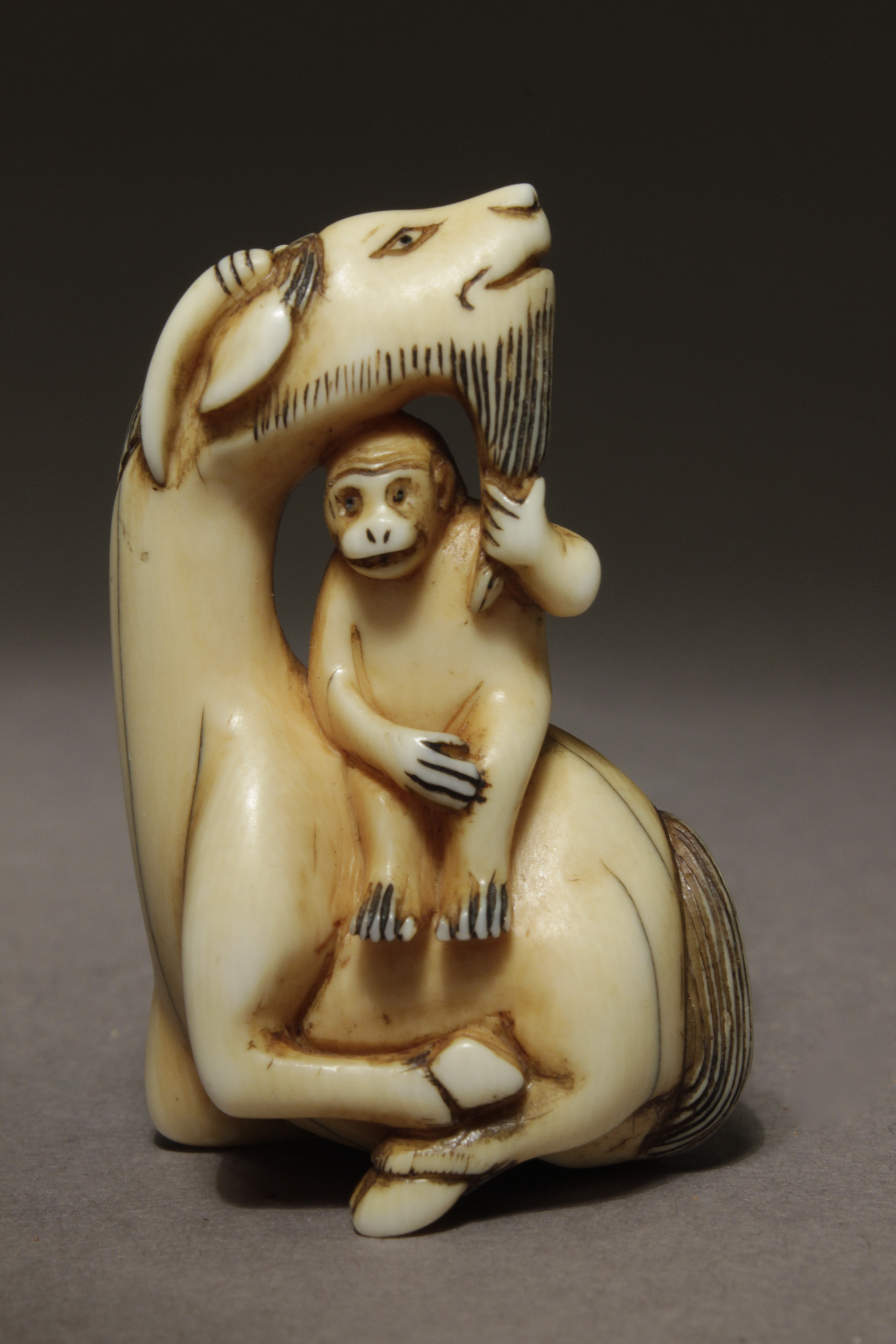 An 18th century Japanese netsuke from Edo period