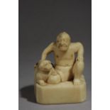 A mid 18th century Japanese netsuke from Edo period